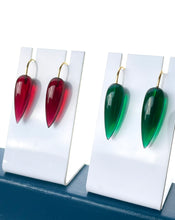 Load image into Gallery viewer, Green Onyx Drop Earrings