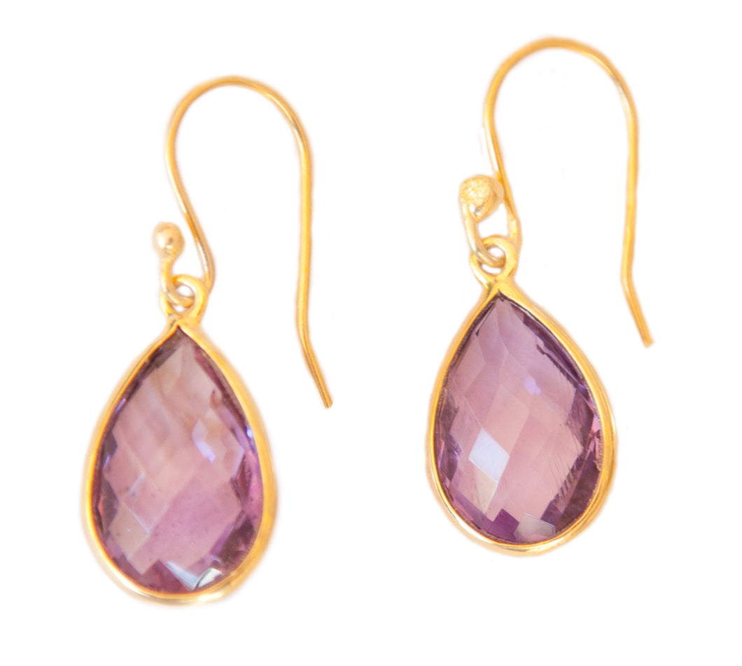 Amethyst Drop Earrings