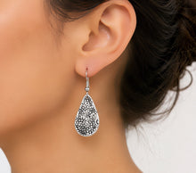 Load image into Gallery viewer, Textured Tear Earrings
