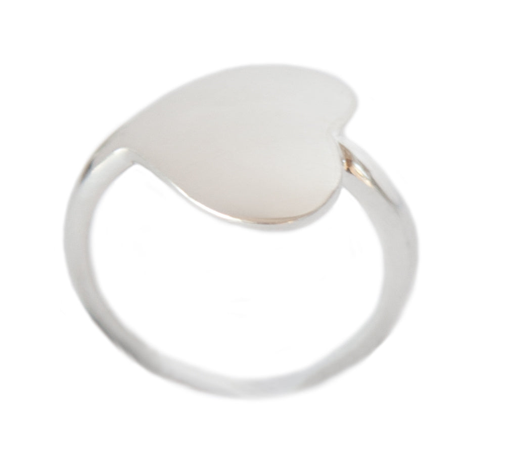 Heart Silver Ring