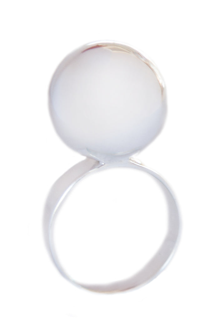 Silver Ball Ring