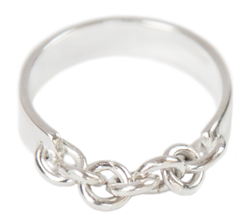 Silver Chain Ring