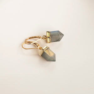 Trendy Labradorite Drop Earrings