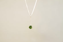 Load image into Gallery viewer, Petite Green Tourmaline Necklace