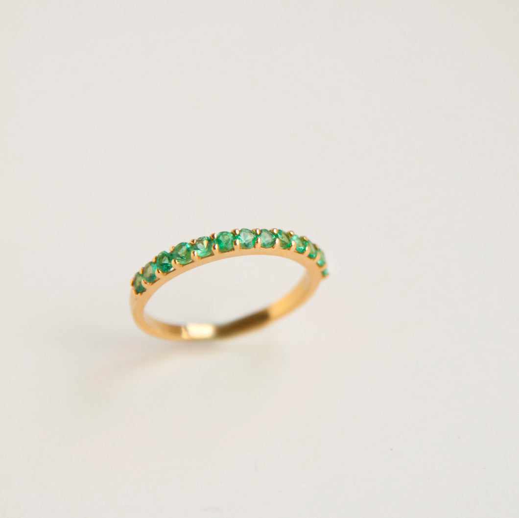 Emerald Gold Band